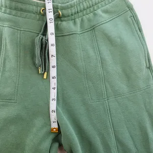 Saturday Sunday Anthropologie Sage Green Snap Button Hem Joggers Size Medium thumbnail 7