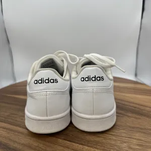 Adidas Grand Court Base Low Top Sneakers Shoes White Black EE7968 Women's 7.5 thumbnail 2