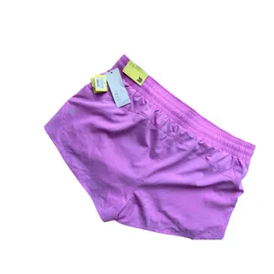 All in Motion Womens Purple Mid‎ Rise Run Shorts Athletic Performance Size L thumbnail 6