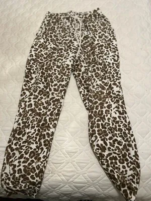 French Laundry Cheetah Joggers thumbnail 1