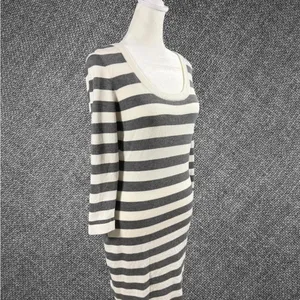 Guess Black And White Striped Dress thumbnail 3