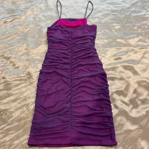 SheIn Pink Purple Mini Dress thumbnail 4