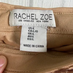 RACHEL ZOE Stretch‎ Sequin Mini Skirt in Rose Gold, Large thumbnail 6