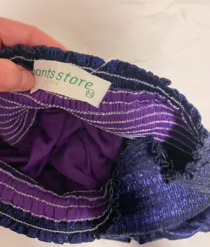 Pants Store Sparkle Swing Short Royal Blue Size XS thumbnail 5