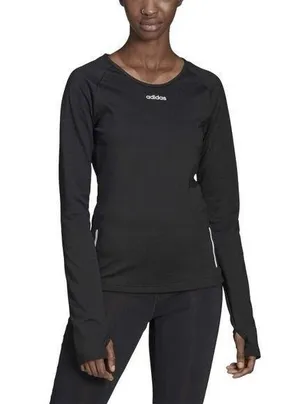 Adidas Climawarm Long Sleeve Top Black Size Medium thumbnail 2