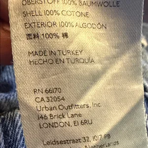 We The Free All Star Cargo Pull On Button Fly Baggy Jeans Size XS thumbnail 8