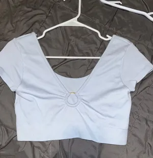 Ribbed Cropped Top thumbnail 1