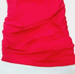 Superdown Darcey Ruched Mini Dress in Red XS thumbnail 7