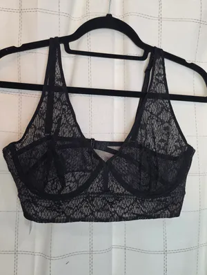 Free People Tameeka Underwire Bra in Black thumbnail 2