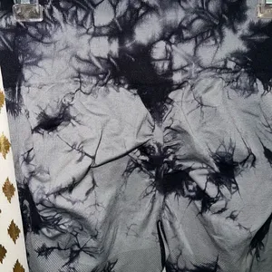 Tie-dye flared leggings booty scrunch grey size L thumbnail 4
