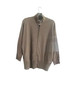 Women's Neiman Marcus Cashmere Cardigan Sweater Size M Beige thumbnail 7