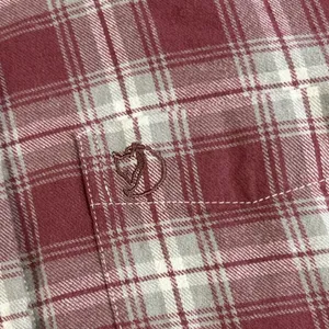 Fjallraven Shirt Womens Large Pink Gray Cream Plaid Flannel Ovik Cotton Outdoor thumbnail 4