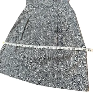 Paisley‎ Print Sleeveless V Neck Dress 90s inspired Girly Romantic Size 0 thumbnail 8