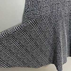 Eliza J. Women Dress 16 Navy Blue White Plaid V-Neck‎ Fit and Flare Sleeveless thumbnail 11