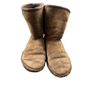 Ugg Australia Women's Sheepskin Suede Boots Brown Size 6 **FAIR CONDITION thumbnail 2