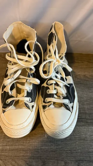 Cow Print Converse High-Top Unisex  thumbnail 4