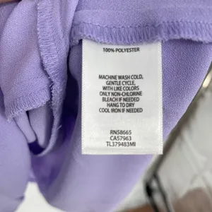 Leith Sleeveless Ruffle Hem Dress Lavender XL Lightweight Flowy thumbnail 5
