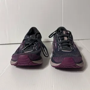 BROOKS Glycerin 19 grey/purple running shoe sneakers women size 10 thumbnail 6