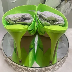 Azaela Wang Mule Sandal Green Size 9 thumbnail 8