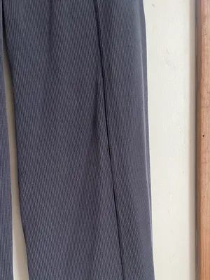 Lululemon Ribbed Softstreme Mid-Rise Pant Black thumbnail 11
