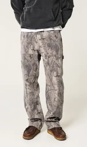 Hollister Loose Fit Carpenter Camo Pants thumbnail 1