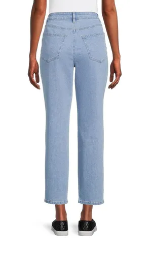 No Boundaries Juniors High Rise Mom Jeans, 27" Inseam thumbnail 2
