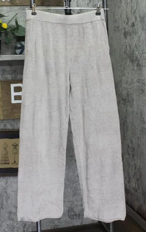 Barefoot Dreams Ultra Lite Rolled Edge Ankle Pants Beach Rock Brown S Tall thumbnail 1