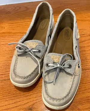Sperry Top-Sider Angelfish Gray Leather Boat Shoes Women’s 8.5 thumbnail 1