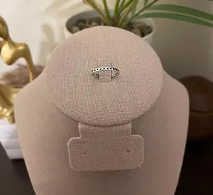 Sterling Silver SIZE 7 925  Hollow Hearts Stackable Ring thumbnail 5