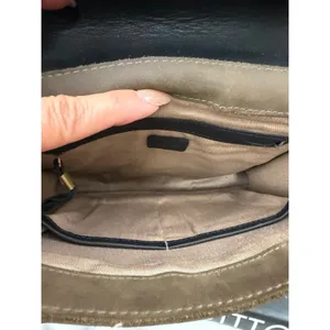 Madewell Leather Colorblock Satchel Crossbody Messenger Bag Burgundy thumbnail 9