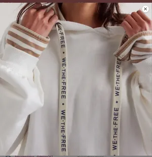 We The Free We Hoodie in Ivory sz S NWT $128R thumbnail 4