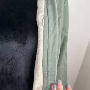 Woolrich Sage‎ Green Fleece Lined Button Front Shacket Size Small thumbnail 3