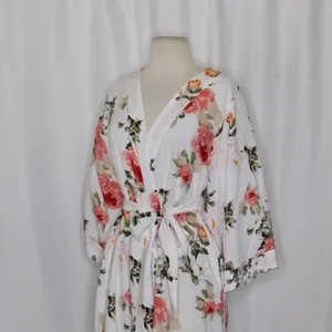 YUMI KIM Dream Lover Floral Robe True‎ Love Bridal Bridesmaid Summer Small thumbnail 7