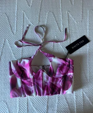 White Fox XS Top Pink And White thumbnail 3