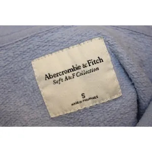 Abercrombie & Fitch Soft A&F Blue Pullover Long Sleeve Hoodie Sweatshirt Size S thumbnail 3