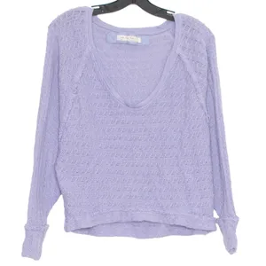 We The Free People Sweater S Purple Slouchy Oversized Boho Minimalist Coastal thumbnail 1
