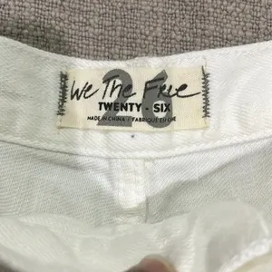 Free People White Cutoff Shorts High Rise Sz 26 thumbnail 4