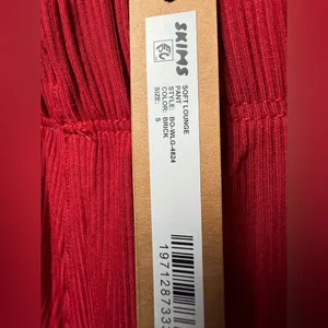 SKIMS SOFT LOUNGE PANTS NEW BRICK thumbnail 6