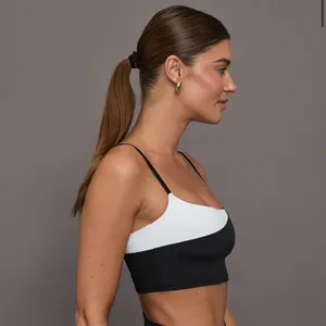 Carbon38 Spliced Colorblock Bra thumbnail 3