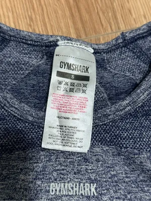 Gymshark Vital Seamless Long Sleeve Crop Top Women's S Blue Marl Thumbholes thumbnail 3