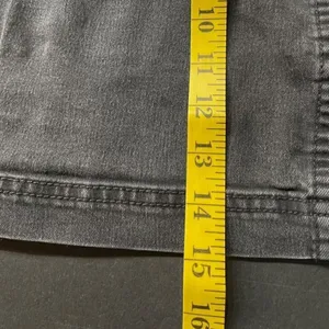 Free People Black Zip Up Denim Pencil Mini Skirt thumbnail 6