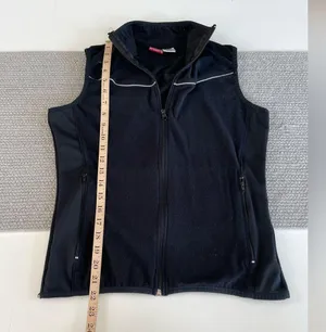 ProSpirit Black Fleece Full Zip Activewear Running Vest Size Small thumbnail 5