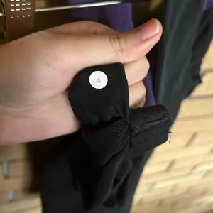 Lululemon Thick Strap Scoop Neck Halter Tank Top Black & Purple Size 4 thumbnail 5