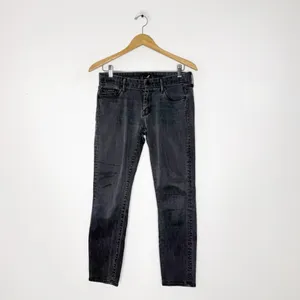 MOTHER Denim The Looker Crop Jeans Size 28 Gray Lines & Shadows thumbnail 3
