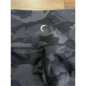 Zyia womens black gray camo 7/8 length‎ athletic leggings yoga pants sz 8-10 thumbnail 7