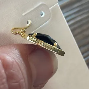 Kendra Scott Lee Earrings in Black Glass NEW thumbnail 5