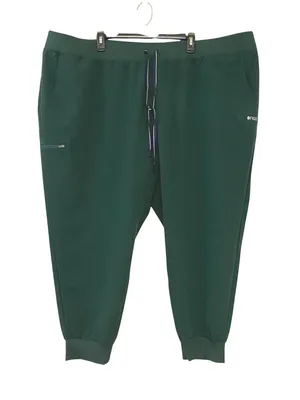 New‎ NWT FIGS Women's Zamora Jogger Scrub Pants Forest Green Size 6XL 27" Inseam thumbnail 1