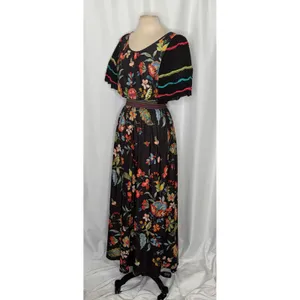 NWT!! Anthropologie ALDOMARTINS Catalonia Floral Paisley Maxi Dress Medium‎ thumbnail 5
