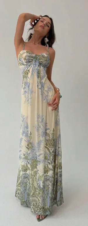 SheIn Floral Maxi Dress thumbnail 1