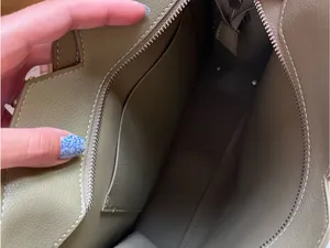 Pixie Mood Olive Tote with V-Notch Top thumbnail 10